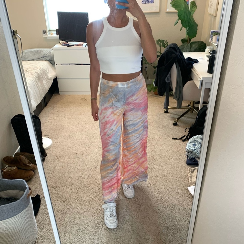 Silky pants from Revolve